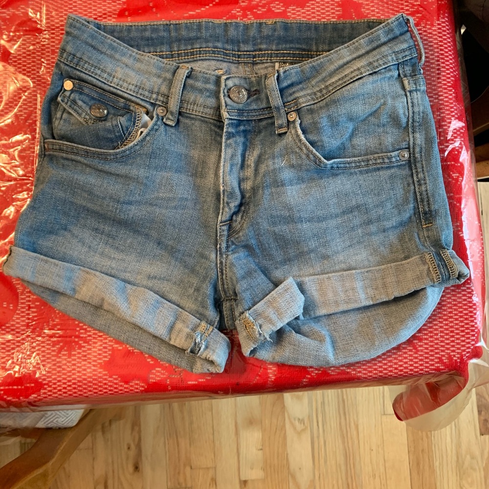 Denim shorts